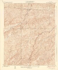 1937 Map of San Francisquito