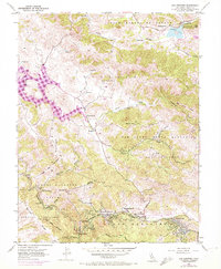 Download a high-resolution, GPS-compatible USGS topo map for San Geronimo, CA (1972 edition)