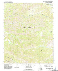 Download a high-resolution, GPS-compatible USGS topo map for San Guillermo Mtn, CA (1991 edition)