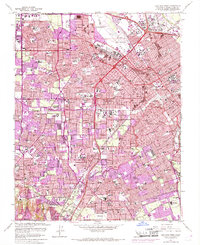 Download a high-resolution, GPS-compatible USGS topo map for San Jose West, CA (1969 edition)