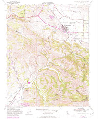 preview thumbnail of historical topo map of San Juan Bautista, CA in 1955