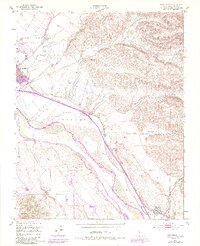 1949 Map of San Lucas, 1984 Print