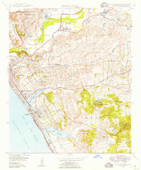 Download a high-resolution, GPS-compatible USGS topo map for San Luis Rey, CA (1955 edition)