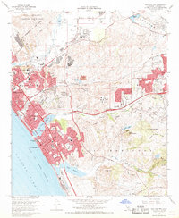 Download a high-resolution, GPS-compatible USGS topo map for San Luis Rey, CA (1969 edition)