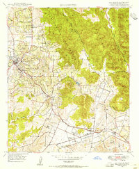 Download a high-resolution, GPS-compatible USGS topo map for San Marcos, CA (1955 edition)