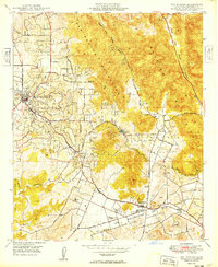 Download a high-resolution, GPS-compatible USGS topo map for San Marcos, CA (1949 edition)