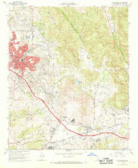 Download a high-resolution, GPS-compatible USGS topo map for San Marcos, CA (1970 edition)