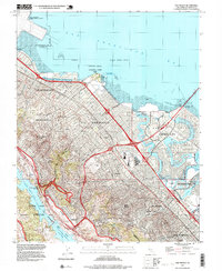 Download a high-resolution, GPS-compatible USGS topo map for San Mateo, CA (1999 edition)