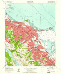 Download a high-resolution, GPS-compatible USGS topo map for San Mateo, CA (1961 edition)