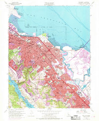 Download a high-resolution, GPS-compatible USGS topo map for San Mateo, CA (1969 edition)