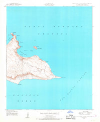 Download a high-resolution, GPS-compatible USGS topo map for San Miguel Island East, CA (1968 edition)