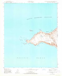 Download a high-resolution, GPS-compatible USGS topo map for San Miguel Island West, CA (1965 edition)