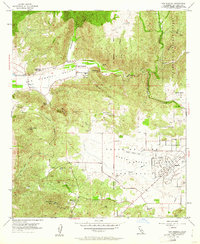 preview thumbnail of historical topo map of San Diego County, CA in 1954
