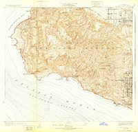 Download a high-resolution, GPS-compatible USGS topo map for San Pedro Hills, CA (1932 edition)