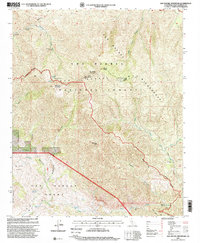 Download a high-resolution, GPS-compatible USGS topo map for San Rafael Mountain, CA (2000 edition)