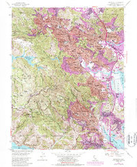 Download a high-resolution, GPS-compatible USGS topo map for San Rafael, CA (1980 edition)