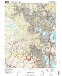 Download a high-resolution, GPS-compatible USGS topo map for San Rafael, CA (1999 edition)