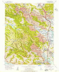 Download a high-resolution, GPS-compatible USGS topo map for San Rafael, CA (1955 edition)