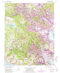 Download a high-resolution, GPS-compatible USGS topo map for San Rafael, CA (1980 edition)