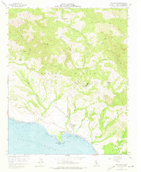 Download a high-resolution, GPS-compatible USGS topo map for San Simeon, CA (1973 edition)