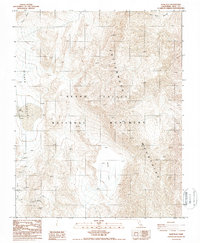 Download a high-resolution, GPS-compatible USGS topo map for Sand Flat, CA (1987 edition)