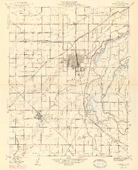 1947 Map of Sanger, CA