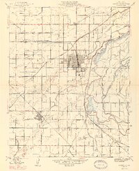 preview thumbnail of historical topo map of Sanger, CA in 1947