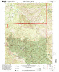 Download a high-resolution, GPS-compatible USGS topo map for Sanhedrin Mountain, CA (2001 edition)