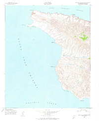 Download a high-resolution, GPS-compatible USGS topo map for Santa Cruz Island A, CA (1974 edition)
