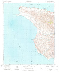 Download a high-resolution, GPS-compatible USGS topo map for Santa Cruz Island A, CA (1981 edition)