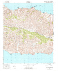 Download a high-resolution, GPS-compatible USGS topo map for Santa Cruz Island B, CA (1984 edition)