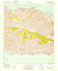 Download a high-resolution, GPS-compatible USGS topo map for Santa Cruz Island B, CA (1952 edition)