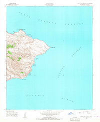 Download a high-resolution, GPS-compatible USGS topo map for Santa Cruz Island D, CA (1966 edition)