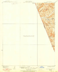 preview thumbnail of historical topo map of Ventura County, CA in 1935