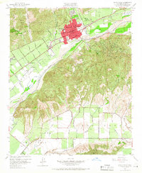 Download a high-resolution, GPS-compatible USGS topo map for Santa Paula, CA (1966 edition)
