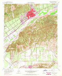 Download a high-resolution, GPS-compatible USGS topo map for Santa Paula, CA (1968 edition)