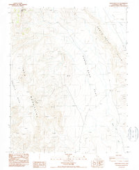 Download a high-resolution, GPS-compatible USGS topo map for Santa Rosa Flat, CA (1987 edition)
