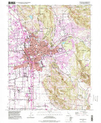 preview thumbnail of historical topo map of Santa Rosa, CA in 1994