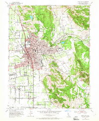 Download a high-resolution, GPS-compatible USGS topo map for Santa Rosa, CA (1965 edition)
