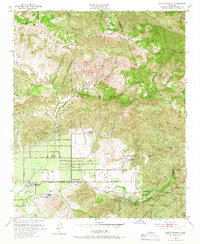 preview thumbnail of historical topo map of Santa Susana, CA in 1951