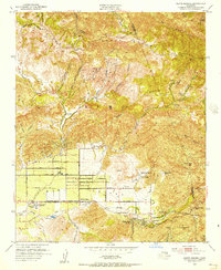 preview thumbnail of historical topo map of Santa Susana, CA in 1951