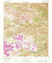 Download a high-resolution, GPS-compatible USGS topo map for Santa Susana, CA (1970 edition)