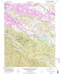 Download a high-resolution, GPS-compatible USGS topo map for Santa Teresa Hills, CA (1981 edition)