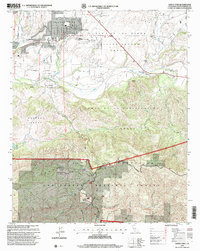 Download a high-resolution, GPS-compatible USGS topo map for Santa Ynez, CA (2000 edition)