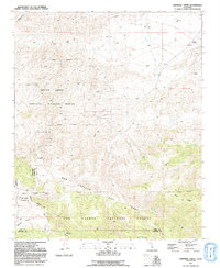 Download a high-resolution, GPS-compatible USGS topo map for Santiago Creek, CA (1991 edition)