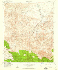 Download a high-resolution, GPS-compatible USGS topo map for Santiago Creek, CA (1959 edition)