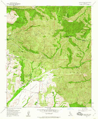 Download a high-resolution, GPS-compatible USGS topo map for Santiago Peak, CA (1960 edition)