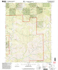 Download a high-resolution, GPS-compatible USGS topo map for Schell Mountain, CA (2003 edition)