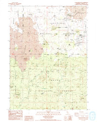 Download a high-resolution, GPS-compatible USGS topo map for Schonchin Butte, CA (1988 edition)