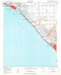 1949 Map of Seal Beach, 1962 Print
